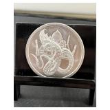 World Of Dragons India 1 Oz Silver Round