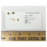 14 Karat Gold Canary Tourmaline Earrings