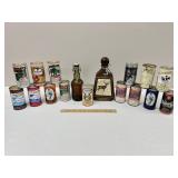 15 Assorted Vintage Full Beer Cans Glass Beer Bott