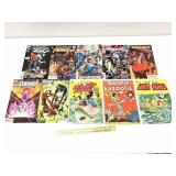10 Assorted Comic Books