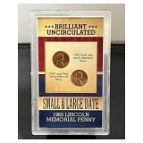 1960 Lincoln Penny Small & Large Date