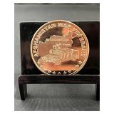 Afghanistan War Veterans 1 Oz Copper Round
