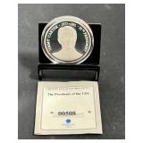 Jimmy Carter Silver Plated Copper Commemorative Ro