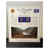New Hampshire Quarter & Stamp Collection