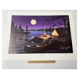 Moonlight Retreat By Mark Daehlin Signed & Numbere