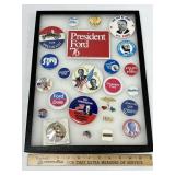 1976 Election Campagin Materials - Mostly Buttons