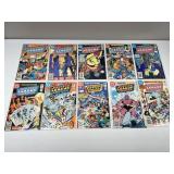 10 DC Justice League of America Comics - #196, #19
