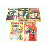 5 Dell Porky Pig Comics