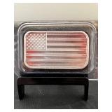 American Flag 1 Oz Silver Bar