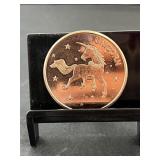 Unicorn 1 Oz Copper Round