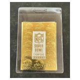 1997 Bleachers 23 Kt Gold Super Bowl Card