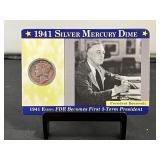 1941 Mercury Dime