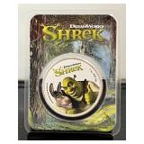 2021 Shrek 1 Oz Colorized Silver Round