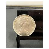 1966 Australian 50 Pence Coin