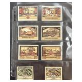 8 German Notgold Foreign Currency Notes