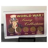 World War I Penny Collection