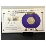 1885 Morgan Dollar & Stamp Collection