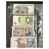 4 Foreign Currency Notes