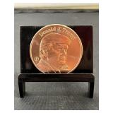 Trump 1 Oz Copper Rounded