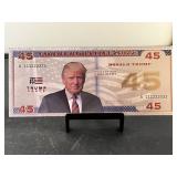$45 Trump Commemorative Note