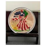 2000 American Silver Eagle Colorized