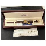 Credit Suisse 1 G 24 Karat Gold Bar Set in Croton