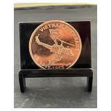 Vietnam Veterans 1 Oz Copper Round