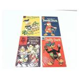 4 Dell Walt Disney Comics - Mostly Donald Duck