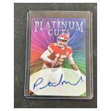 Platinum Cuts Patrick Mahomes Kansas City Chiefs P