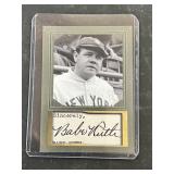 D. Gordon Babe Ruth New York Yankees Printed Auto