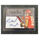 Iconic Ink Patrick Mahomes Rookie Card Kansas City