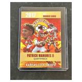 Patrick Mahomes Rookie Card Kansas City Chiefs