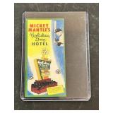 Mickey Mantle Holiday Inn Baseball Card New York Y