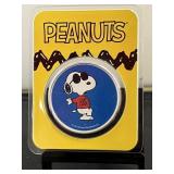 2021 Peanuts Snoopy Colorized 1 Oz Silver Round