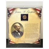 James Garfield Dollar & Stamp Collection