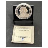 George Washington Silver Plated Copper Commemorati