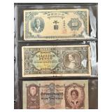 3 Foreign Currency Notes