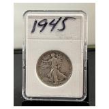 1945 Walking Liberty Half