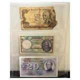 3 Foreign Currency Notes