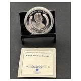 Emancipation Proclamation Silver Plated Copper Com