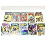 10 Assorted DC Comics - Barren Earth, Cosmic Boy,
