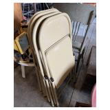 4 Metal Folding Chairs