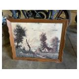 Vintage Countryside Cottage Picture