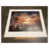 Derkrech "Paradise Retreat" Eagle Wilderness Print