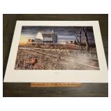 Jim Hansel "At The Crossing" Pheasant Farm Print 3