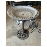 Metal Birdbath