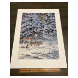 Scott Zoellick "Wind Song" Wolves Signed Numbered