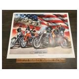Dan Hatala "Sturgis Rally" Motorcycle Patriotic Ar