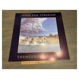 John Van Straalen "Thundering Hooves" Horse Poster