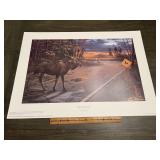 Erwin Molhar "Deer Crossing?" Moose Limited Editio
